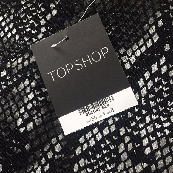 NWT! Top shop python print mini dress - Picture 5 of 5